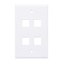 Placca porta frutti 4 posti mod. 503 Bianco