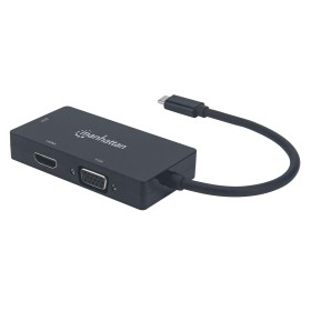 Convertitore Audio Video USB-C&trade 3-in-1 Multiporta HDMI DVI VGA