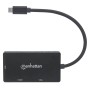 Convertitore Audio Video USB-C&trade 3-in-1 Multiporta HDMI DVI VGA
