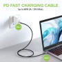 Cavo USB 3.2 Gen 1 USB-C&trade M/M Thunderbolt 3 E-Mark 2m Nero