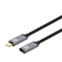 Cavo USB 3.2 Gen 2 USB-C&trade M/F Thunderbolt 3 E-Mark 1m Nero