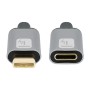 Cavo USB 3.2 Gen 2 USB-C&trade M/F Thunderbolt 3 E-Mark 1m Nero