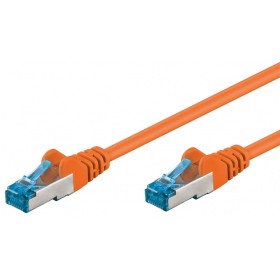 Cavo di rete Patch in rame Cat. 6A Arancione SFTP LSZH 2m
