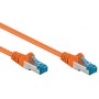 Cavo di rete Patch in rame Cat. 6A Arancione SFTP LSZH 3m