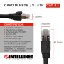 Cavo di rete Patch in rame Cat.8.1 SFTP LSZH 3m Nero