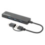 Hub USB 3.2 Gen1 4 Porte Combo USB-A e USB-C&trade