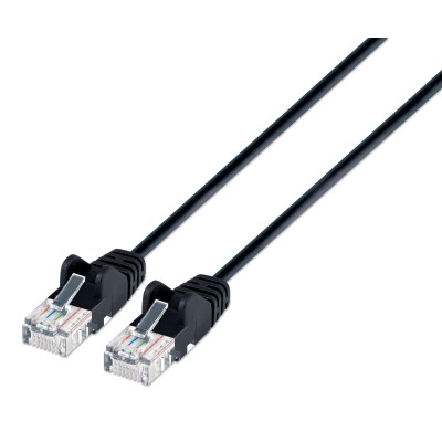 Cavo patch di rete Cat6 UTP Slim  5 m Nero