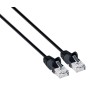 Cavo patch di rete Cat6 UTP Slim  2 m Nero