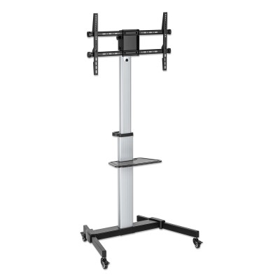 Carrello TV 37''-86'' Multimediale in Alluminio Regolabile in Altezza