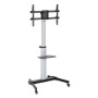 Carrello TV 37''-86'' Multimediale in Alluminio Regolabile in Altezza