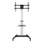 Carrello TV 37''-86'' Multimediale in Alluminio Regolabile in Altezza