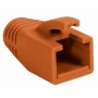 Copriconnettore per Plug RJ45 Cat.6 8mm Arancione