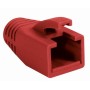 Copriconnettore per Plug RJ45 Cat.6 8mm Rosso