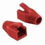 Copriconnettore per Plug RJ45 Cat.6 8mm Rosso