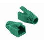 Copriconnettore per Plug RJ45 Cat.6 8mm Verde