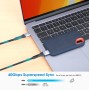 Cavo USB4 EPR USB-C&trade M/M 40G 240W PD 3.1 8K E-Mark Certificato 1m