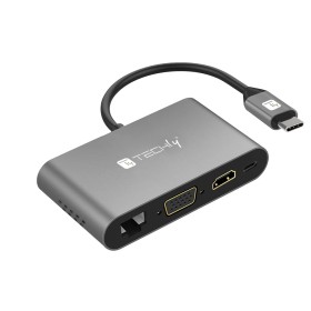 Docking Station USB-C&trade SuperSpeed Multiporta USB HDMI VGA RJ45 MicroSD