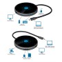 Docking Station USB-C&trade 8-in-1 con Pad di Ricarica Wireless
