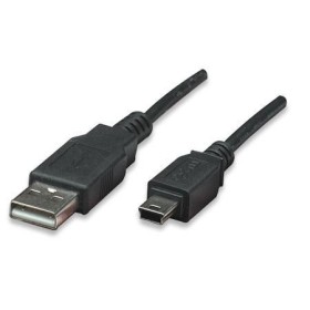 Cavo USB 2.0 A maschio/mini B 5 pin maschio 3 m Nero