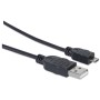 Cavo USB 2.0 A maschio/Micro B maschio 1,8m Nero