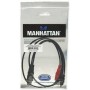 Cavo USB 2.0 ad Y 2xA maschio/mini B maschio 0,6 m
