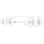 Cavo USB 2.0 A Maschio/A Femmina da Pannello 1 m