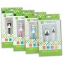Cavo Flat USB AM a Micro USB M Rosa 1m