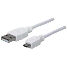 Cavo USB 2.0 A maschio/Micro B maschio 0,3m Bianco