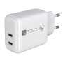 Caricatore Alimentatore 2 porte USB-C&trade da Muro 35W