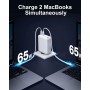 Caricatore Alimentatore GaN 3 porte USB-C&trade e 1 USB-A da Muro 140W