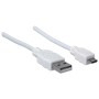 Cavo USB 2.0 A maschio/Micro B maschio 1m Bianco