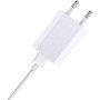 Caricatore USB 1A Compatto Spina Europea Bianco