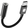 Cavo Adattatore Cuffie da USB-C&trade a Jack Audio 3.5'' Chip DAC