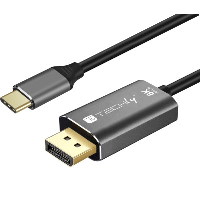 Cavo Adattatore USB-C&trade 3.2 a Displayport 1.4 8K@60Hz 1,8 m