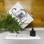 Caricatore USB 1A Compatto Spina Europea Nero