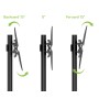 Carrello Supporto Pavimento Porta TV LCD/LED/Plasma 30''-65'' Mensola