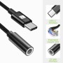 Cavo Adattatore Cuffie da USB-C&trade a Jack Audio 3.5'' Chip DAC