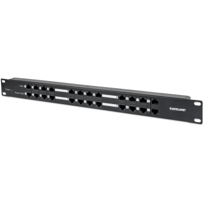 Pannello patch 12 porte POE Passivo con Alimentatore