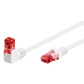 Cavo di rete Patch Connettore Angolato 90&deg CCA Cat.6 UTP 3m Bianco