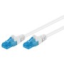 Cavo di rete Patch in Rame Cat. 6A Bianco U/UTP 0.5 m