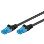Cavo di rete Patch in Rame Cat. 6A Nero U/UTP 10 m