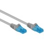 Cavo di rete Patch in Rame Cat. 6A Grigio UTP 0,5 m