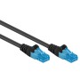 Cavo di rete Patch in Rame Cat. 6A Nero U/UTP 10 m