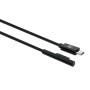 Cavo di ricarica da USB-C&trade a Surface&reg Connect 1,8m Nero