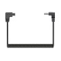 Cavo di Ricarica USB-A a Micro-USB 1m Spiralato Nero