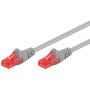 Cavo di Rete Patch in Rame Cat.6 Grigio U/UTP LSZH 0,5m