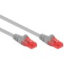 Cavo di Rete Patch in Rame Cat.6 Grigio U/UTP LSZH 0,5m