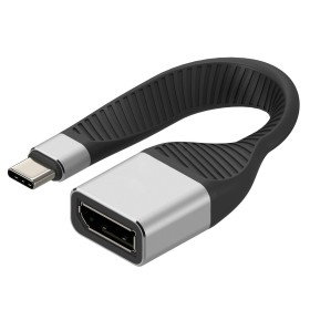 Cavo Corto Piatto USB-C&trade Maschio a Displayport Femmina FPC 13,1 cm