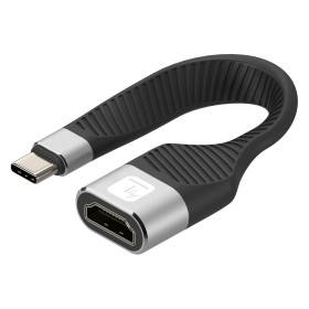 Cavo Corto Piatto USB-C&trade Maschio a HDMI Femmina FPC 13,6 cm