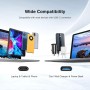 Cavo Corto Piatto USB-A a USB-C&trade Ricarica Rapida FPC 12 cm